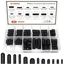 Amazon.com: Rubber Vacuum Cap 177-Piece 12 Sizes Assortment
