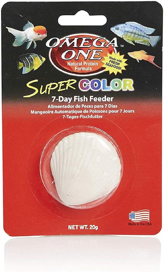 Amazon Com Omega 3 Pack One Super Color 7 Day Fish Feeder 20g