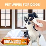 PET N PET Dog Wipes Thick 100% Plant Based Hypoallergenic 100 Count view 5