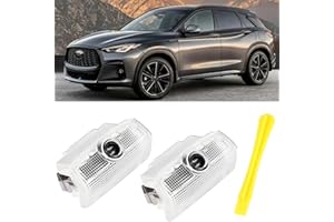 VERKOY No Fade Car Door Lights Logo Projector - Clear LED Welcome Lights Projector Car Accessories Compatible with Infiniti G/M/Q/FX/EX/QX Series - 2pcs