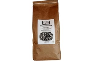 Organic Black Beans Canadian Grown Bulk Dry 4.54 Kg (10 lb) Fresh Acres