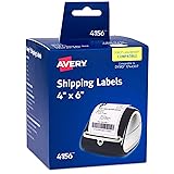 Avery Direct Thermal Shipping Labels, 4" x