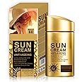 Anti Aging Sunscreen SPF 60 for Face and Body, Sun Screen Protector Walerproof, Non Greasy, Light and Smooth Feel Sunscreen Lotion Moisture Sun Cream, Beach Essentials for Women (SPF 60)