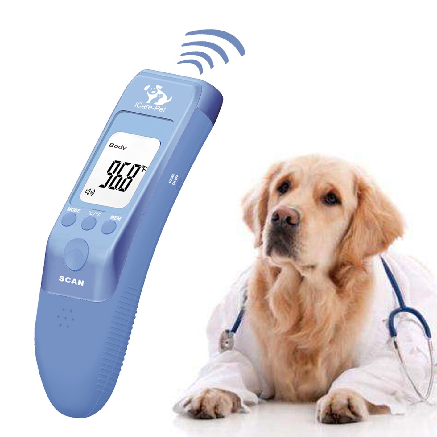 Pet NonContact Thermometer, Veterinary Thermometer with CE