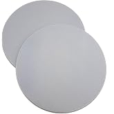 HERO Creations - Miniature Plastic Rond Grey Bases kit of 2 x 130 mm - Circular, for Roleplaying Game - Tabletop - Wargames Tables (2x130 mm)