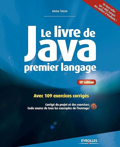 Download Le livre de Java premier langage : Avec 109 exercices corrigés PDF