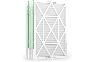 TRIGHTFILTERS 20x30x1 Air Filter 4 Pack, MERV 8 Pleated Dust Defense Air Filters Replacement Air Conditioner HVAC AC Furnace Filter, Durable and Lightweight