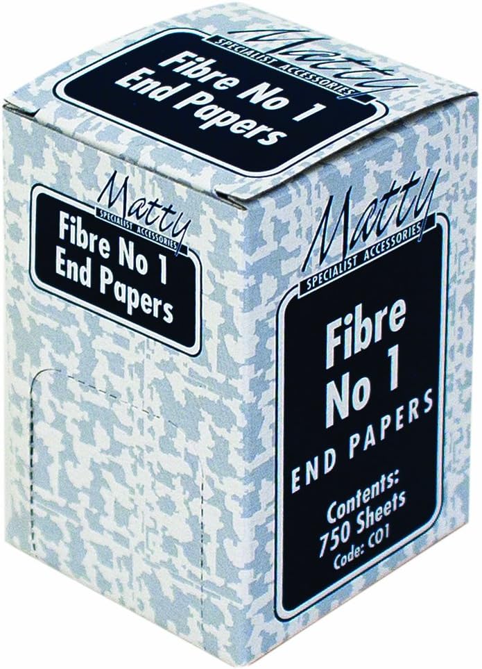 Disp. Box 1x750 Fibre No.1 (Perming Paper) 75x50mm - C01