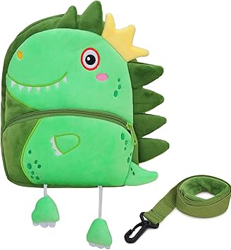 green dinosaur backpack