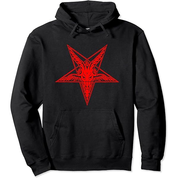 Amazon.com: Pentagram 666 Black Satanic Star motif with