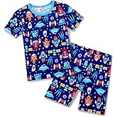 babee Reshinee Bamboo Viscose Toddler Car Pajamas Boys Girls Kids Short Cool Summer 12M-8Y Snug fit Pjs Set 2pcs