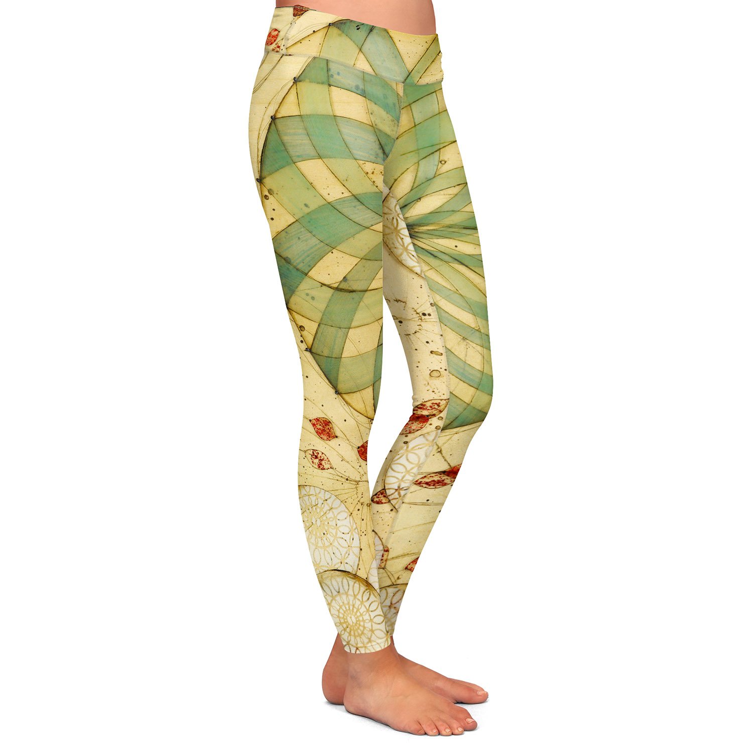 Athletic Yoga Leggings From Dianoche Designs By Paper Mosaic