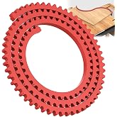 Flexible Curve Template 78", Router Edge Guide for Woodworking | Unbreakable red plastic, fits Bosch/DeWalt/Makita, for curves &amp; arcs, 78" long, no-drill install
