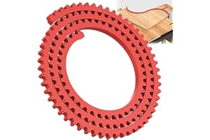 PISMAN Router Templates for Woodworking, 78" Plastic Profiling Strip & Edge Guide Kit for Precision Trimming, Fits Bosch DeWalt Makita Routers, DIY Furniture Cabinet Table Edge Molding Jig (Red)