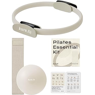 Pilates Ring And Ball Set With 3 Resistance Bands - Pilates Equipment For Home Workout - Magic - View #8