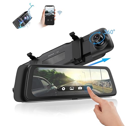 DDPAI Mola E3 Mirror Dash Cam 1440P, 10