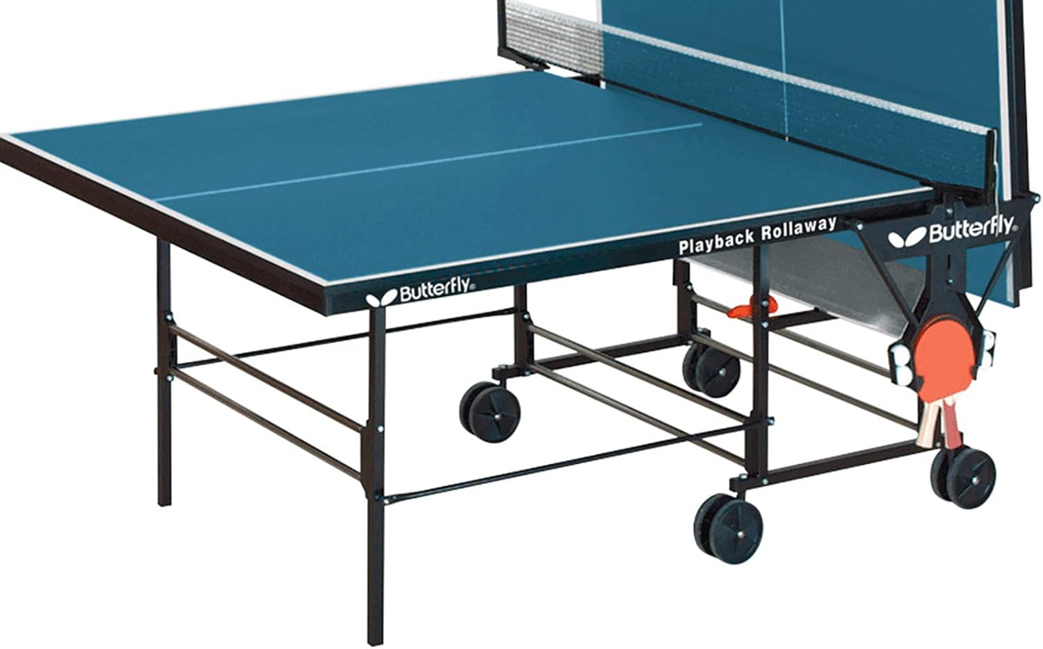 Butterfly Playback 19 Table Tennis Table - 3/4" Ping Pong Table Top - Folding Ping Pong Table with Wheels - Ping Pong Paddle and Balls Holder - Free Ping Pong Net : Indoor Outdoor Ping Pong Table : Sports & Outdoors