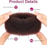 URAQT Hair Donut Bun Maker Set 4 Pcs with 30 Pins Blonde Chignon Kit view 2