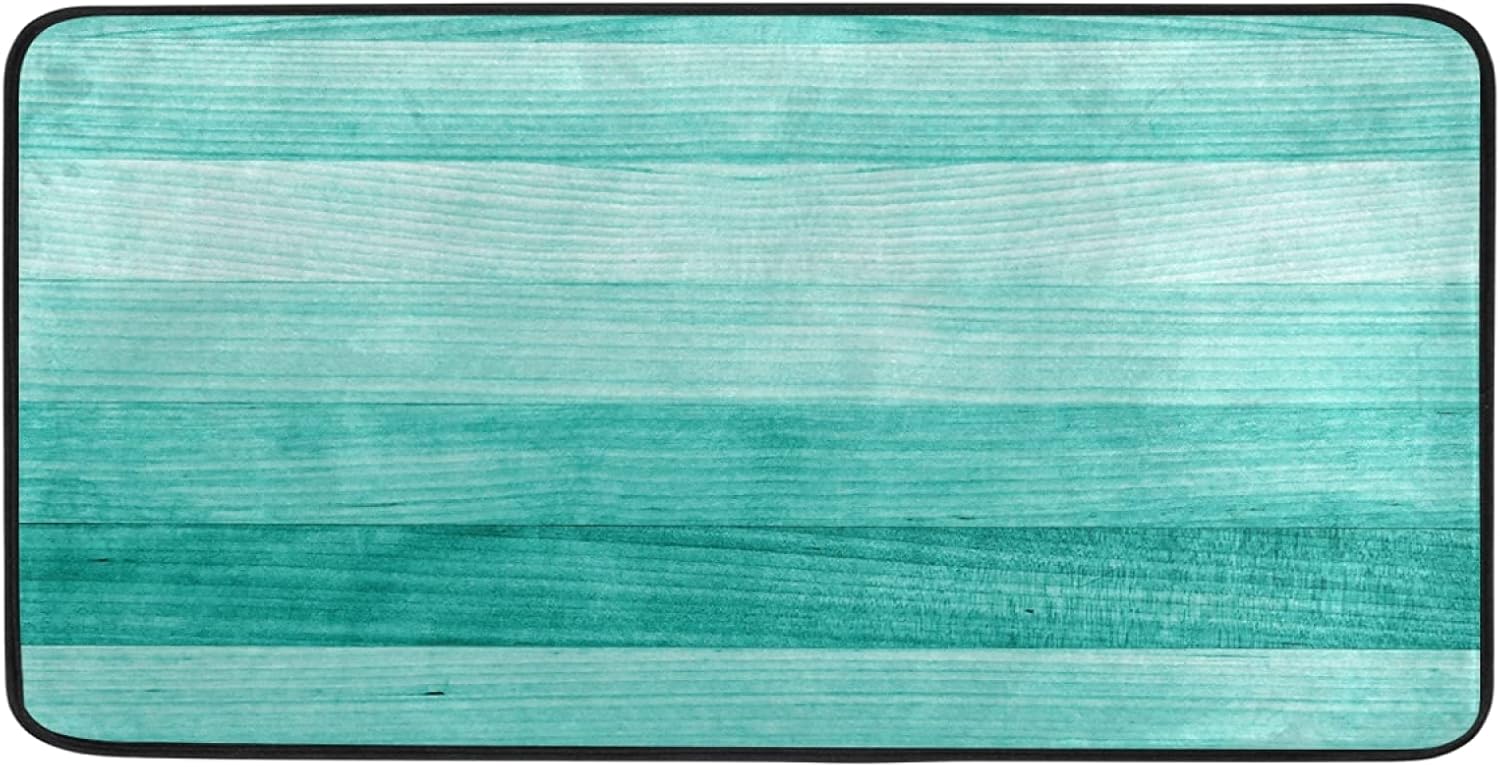 Teal Turquoise Green Kitchen Rug 39