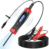 ATOBLIN Power Circuit Probe Tester, 5-60V DC LCD Digital Automotive Test Light, Auto Voltage Tester with Voltmeter&amp;Illumination, Car Fuse Relay Component Continuity Frequence Electrical Test Tool