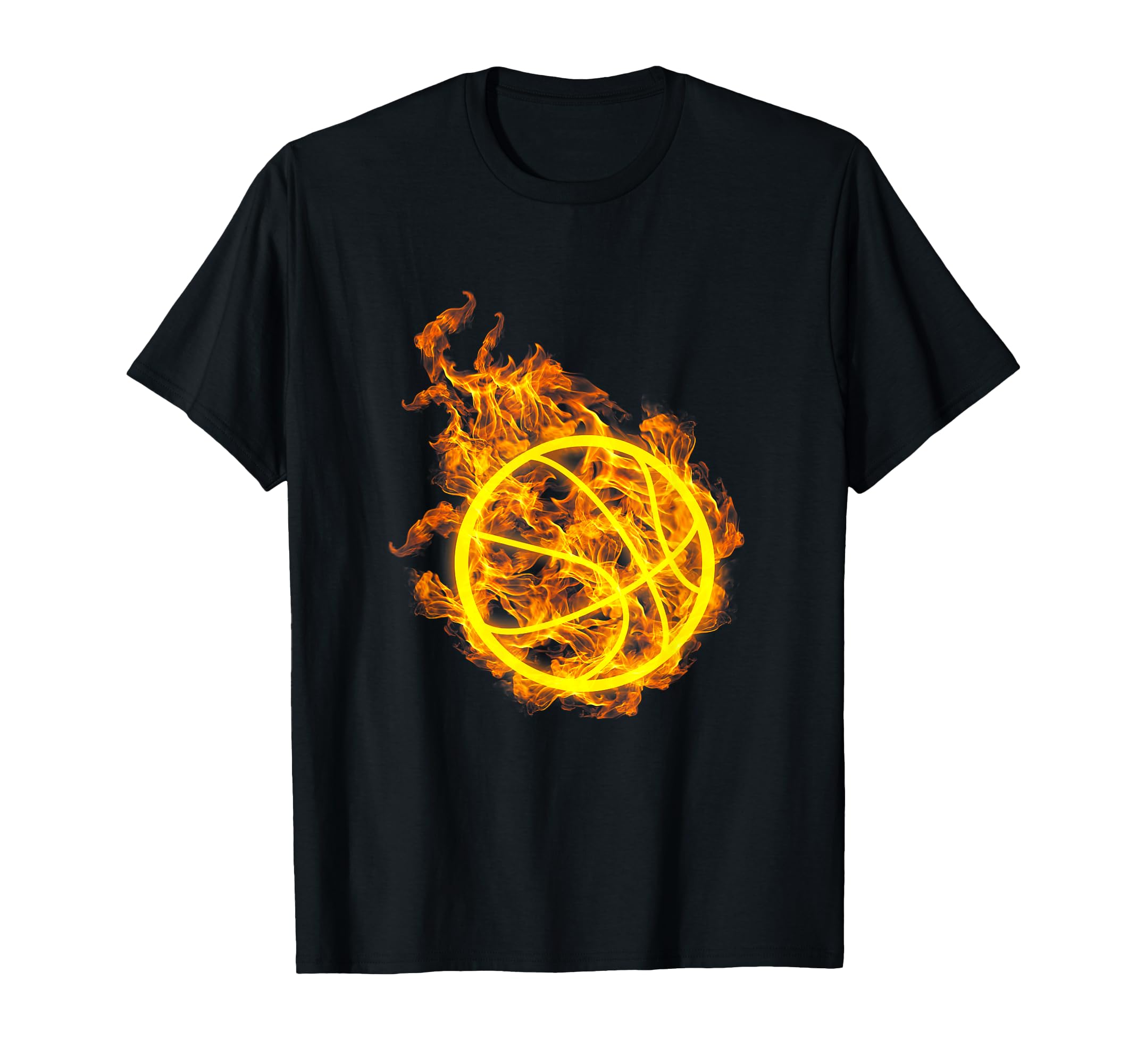 Fire Basketball Lover Basketball Player T-Shirt