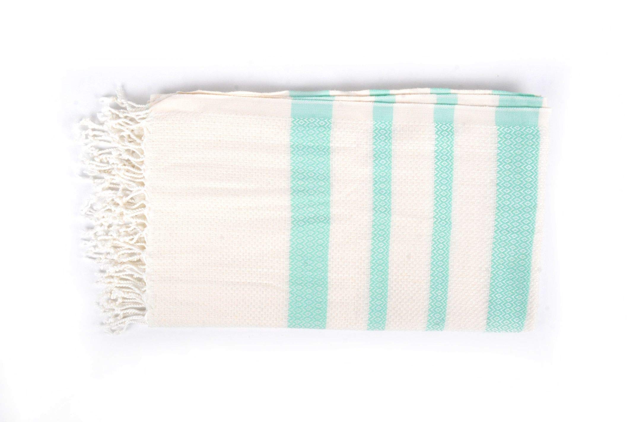 Bonamaison Cotton Pesthemal Lightweight, soft, and absorbent Beach and Bath Towel, 107 X 180 Cm - Manufactured in Turkey
