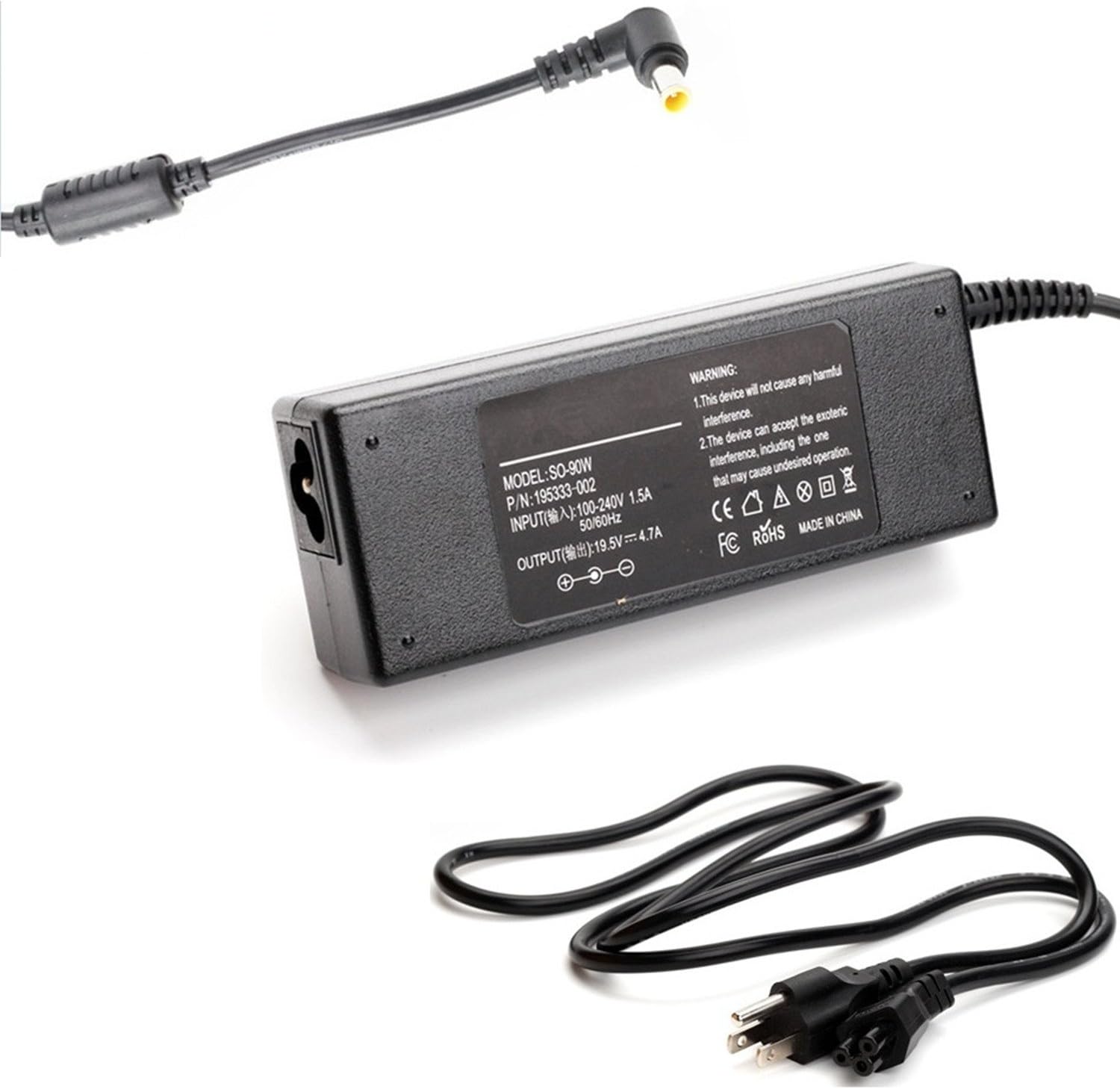 NEW 19.5V 4.7A AC Adapter Charger for Sony pcg-7141l pcg-7142l Vaio pcg-7133l pcg-71913l pcg-7184l pcg-7185l