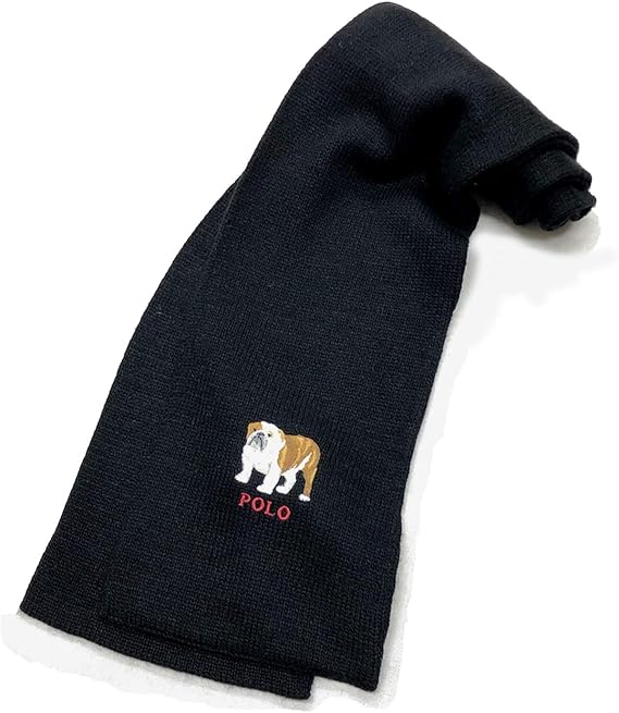 Amazon Polo Ralph Lauren ポロ ラルフローレン マフラー ブルドッグ 犬 ブラック 黒 ストール マフラー 通販 Amazon Polo Ralph Lauren ポロ ラルフローレン マフラー ブルドッグ 犬 ブラック 黒 ストール マフラー 通販
