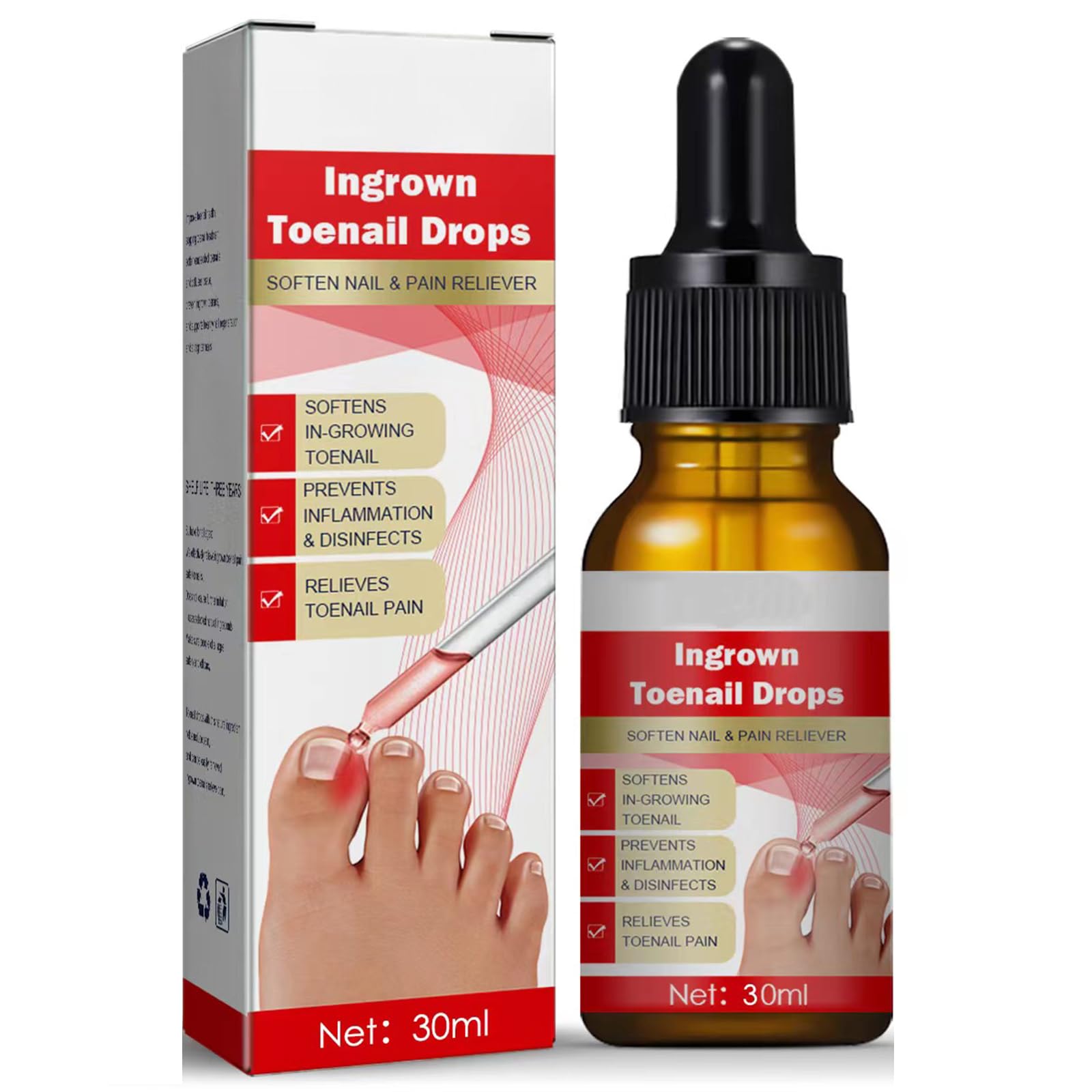 Ingrown Toenail Treatment - 30ml Ingrown Toenail - Cuticle Care Oils for Ingrown Toenails