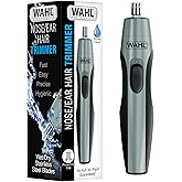 Wahl Clipper Battery Operated Precision Ear &amp; Nose Hair Trimmer for Men | Travel-Ready Aa Battery Ear And Nose Hair Trimmer With Rinseable Blade For Easy Cleaning &ndash; Model 3026462
