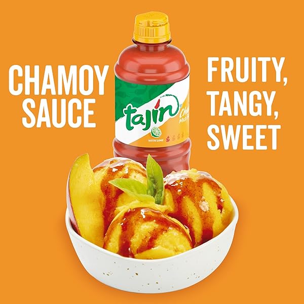 TAJÍN CLÁSICO SEASONING 14OZ AND TAJÍN FRUITY CHAMOY SAUCE 15.38OZ (PACK OF 2)