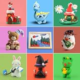 iFergoo Air Dry Clay 65 Colors Modelling Clay Kids Safe Non Toxic view 3