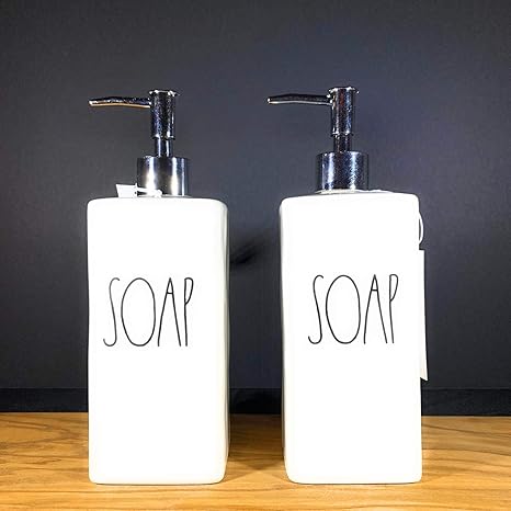Amazon.com: Rae Dunn SOAP Dispenser Set 