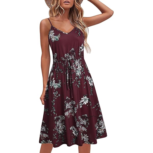 Aazon.co: Vestido Idi Para Ujer, Casual, Anga Larga, Cuello En V