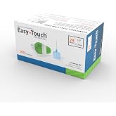 Easy Touch Insulin Pen Needles - 29G, 1/2-Inch (12.7mm), Box of 100 | Universal Fit Pen Needles for Compatible Injection Pens, Thin-Wall Design, Smooth &amp; Comfortable Injections
