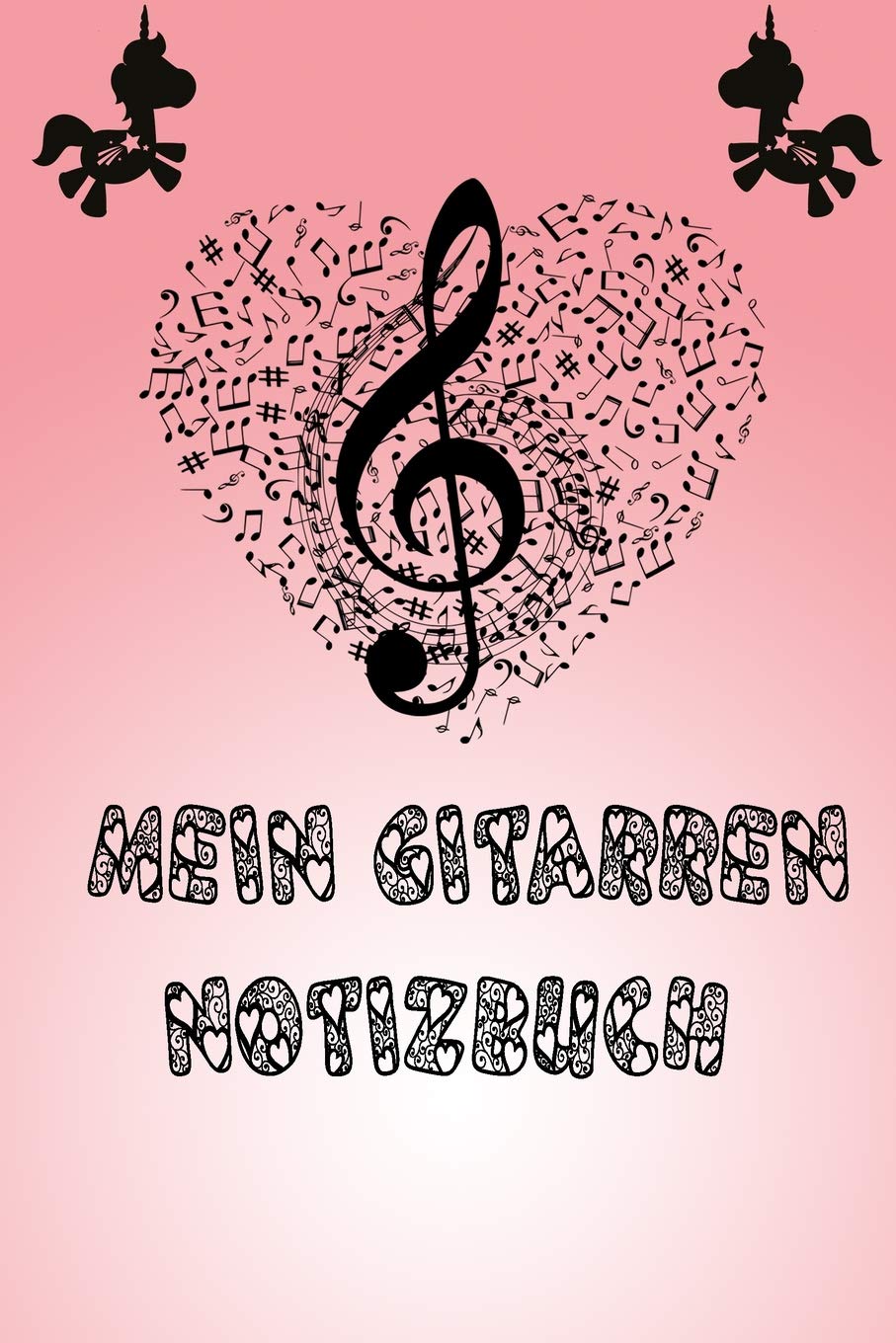Mein Gitarren Notizbuch: Leeres Musik Manuskriptpapier, 6x9Zoll=15,24cm X 22,86 cm, Notenbuch zur Musikkomposition, Notizbuch zur Musik Inspiration