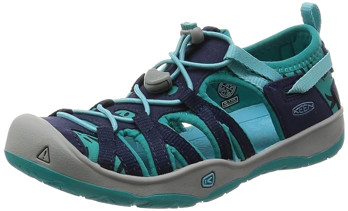 Keen SEACAMP II CNX T-RAVEN/YELLOW 1010094 Unisex-Kinder Sandalen