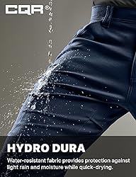 CQR Men's Active Flex Tactical Pants, Water