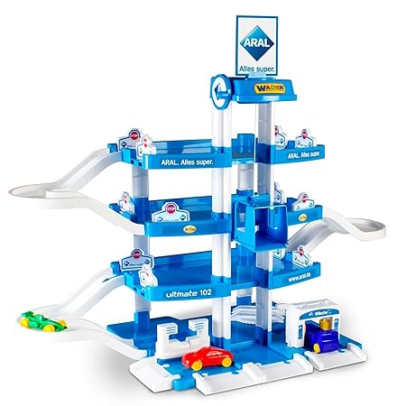 Polesie 46093 'Aral' 4 Boden Park Garage mit Auto Spielzeug