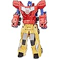 Transformers Crash & Combine Heroes, 3.75-Inch Converting Bumblebee and Optimus Prime Action Figures, Robot Toys for Kids 6 a