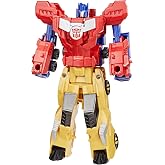 Transformers Crash &amp; Combine Heroes, 3.75-Inch Converting Bumblebee and Optimus Prime Action Figures, Robot Toys for Kids 6 and Up (Amazon Exclusive)