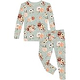 Kic Kee Pants Baby Girls' Print Long Sleeve Pajama Set (Toddler/Little Big Kid)