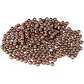300Pcs 3mm Antique Copper Round Spacer Beads, 0.12inch Smooth Ball End Seed Metal Beads Spacer Loose Ball Bead for Jewelry Making Findings Accessories Beading Supplies and Bead Assortments