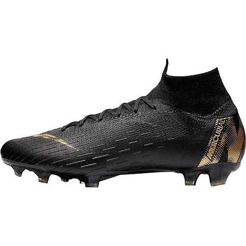 nike negro con dorado futbol