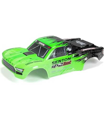 Amazon.com: ARRMA 1/10 Painted Body with Decal Trim, Green: SENTON