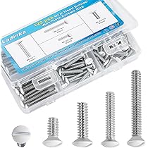 thumbnail image 2 of Henne Bery 6-32 X 3/8 Inch Oval Head Wall Plate Screws - Nickel Finish, Carbon Steel (30 Pack) 2 of 9