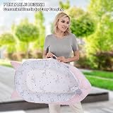 YGJT Baby Nest Pod 0-12 Months Lounger Portable Bassinet 100% Cotton Cover view 7
