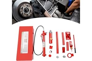 MUSESPANI 20 Ton Porta Power Kit, Portable Hydraulic Jack with 6ft/1.83m Oil Hose, Car Frame Repair Tool with Storage Case for Automotive, Heavy Equipment, Mechanic (44000 LBS)