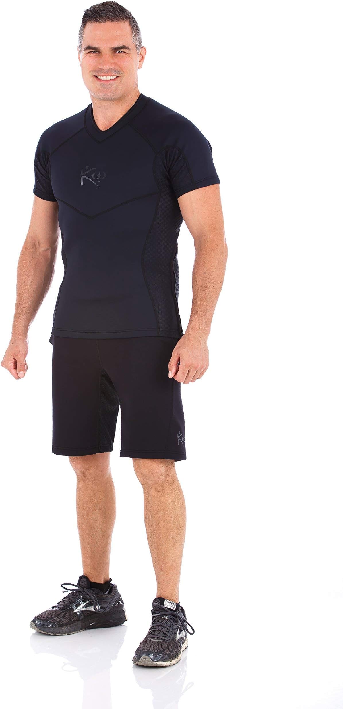 Kutting Weight - Neoprene Sauna Suit Shorts for Men - Exercise Shorts - Helps Burn More Calories, Reduce Injury