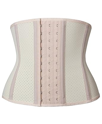 YIANNA Latex Training Sport Korsett Unterbrust Kurzer Torso Corsage Waist Trainer Atmungsaktiv Body Shaper